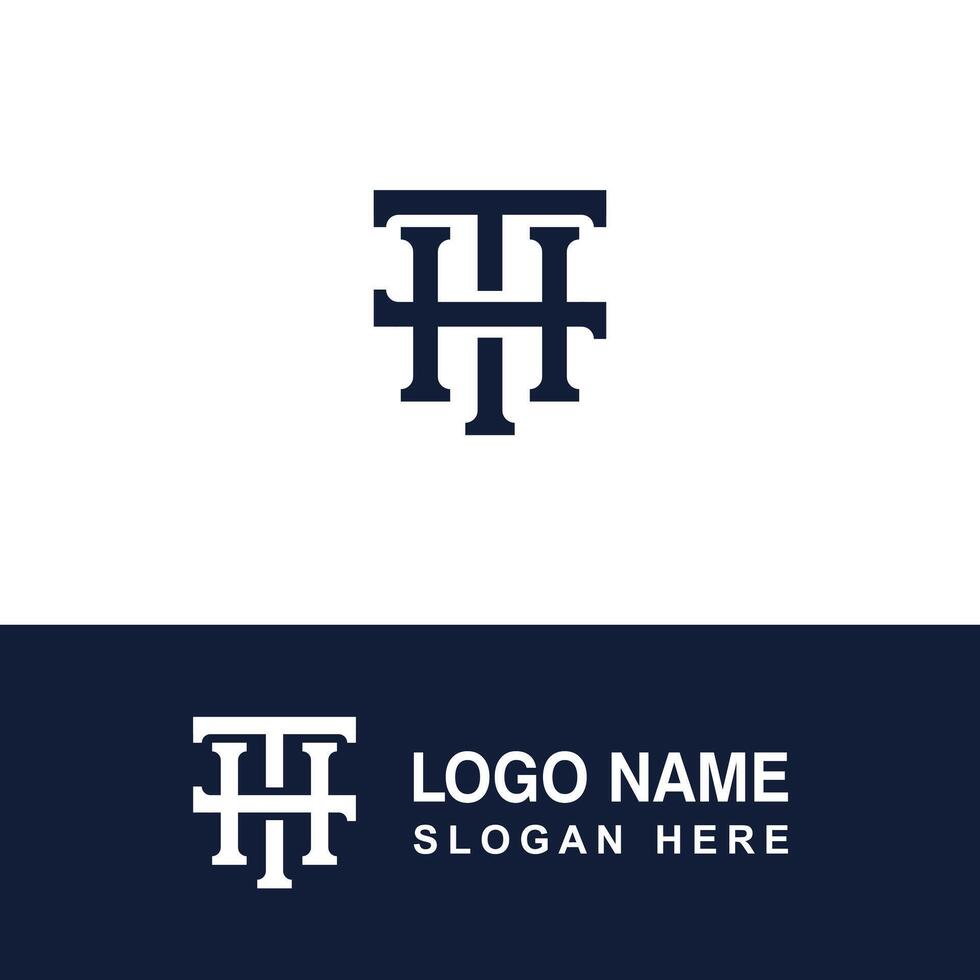 TH or HT logo. Suitable for apparel business. vector