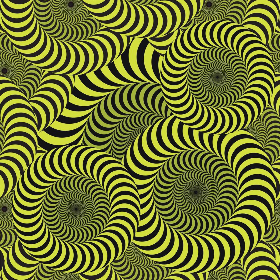 Abstract Background Black and Yellow Repeat Pattern wallpaper vector