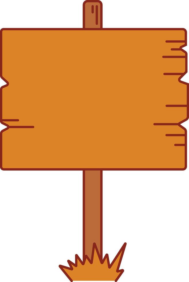 Rustic Wooden Directional Signs vector