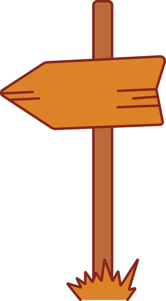 Wooden Arrow Signs for Branding vector