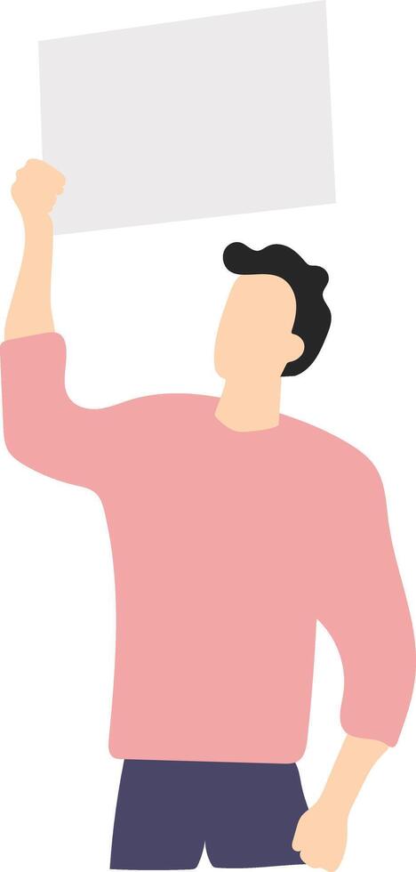 Standing Up A Visual Representation of Youth Activism vector