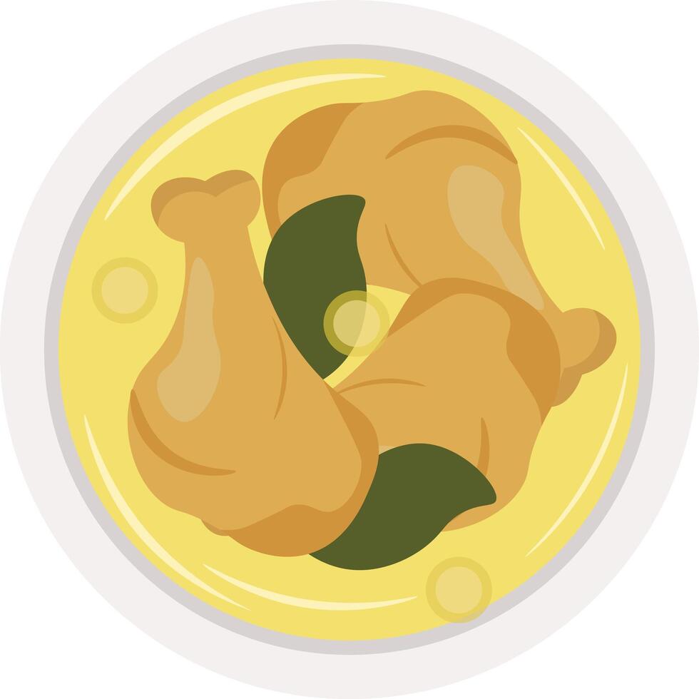 Taste of Indonesia Opor Ayam vector