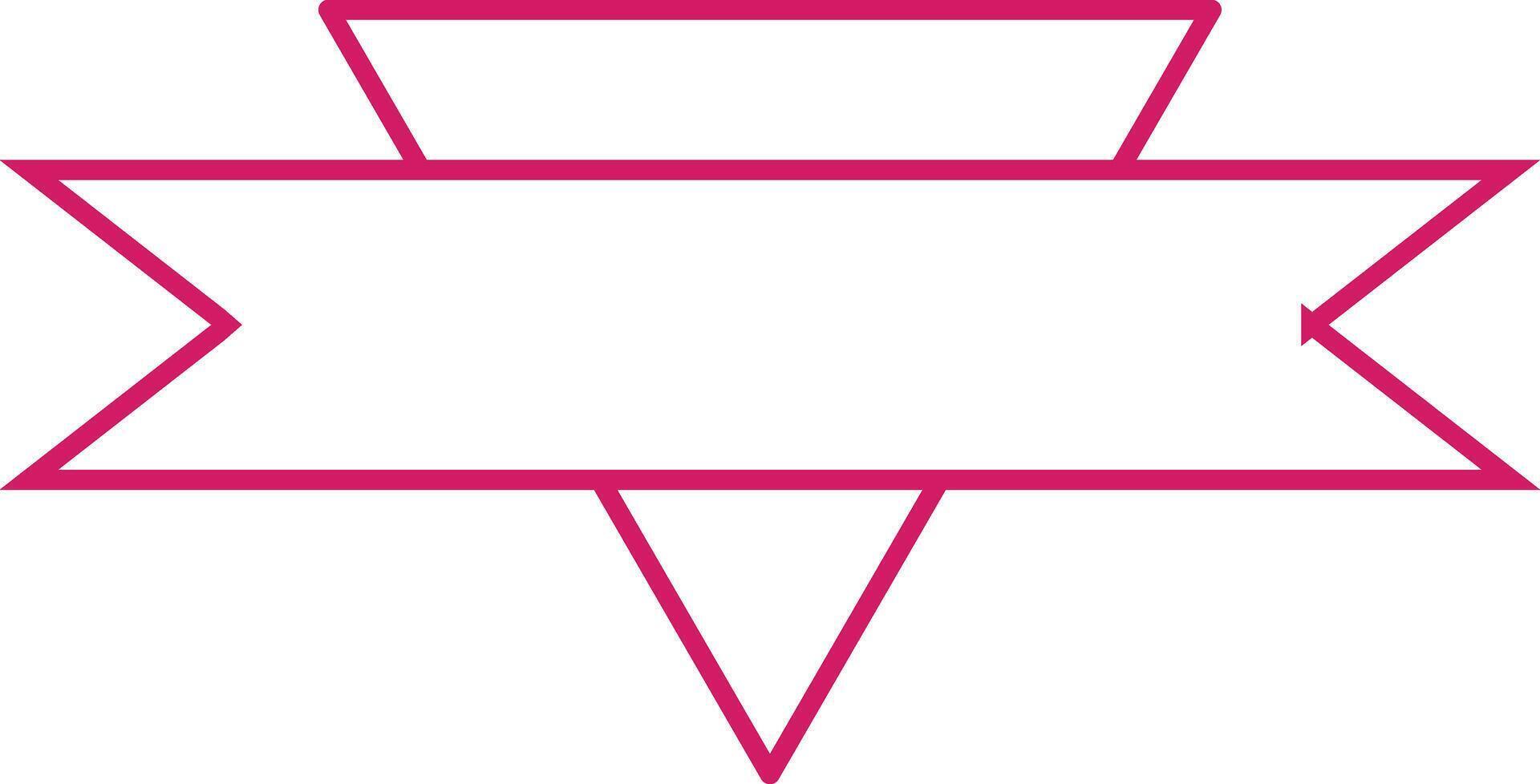 Outline Name Tag Shapes vector