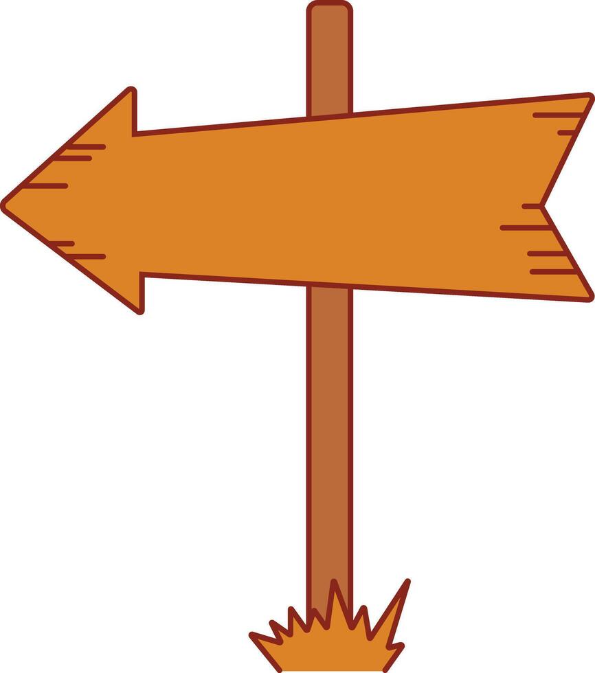 Distressed Wooden Arrows vector