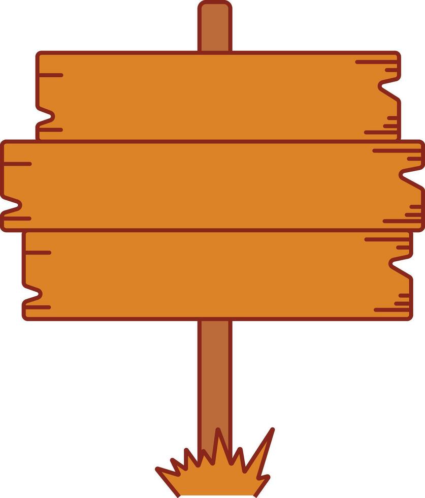 Aged Wooden Signs vector