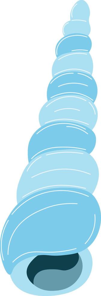 Coastal Shell Design Elements vector