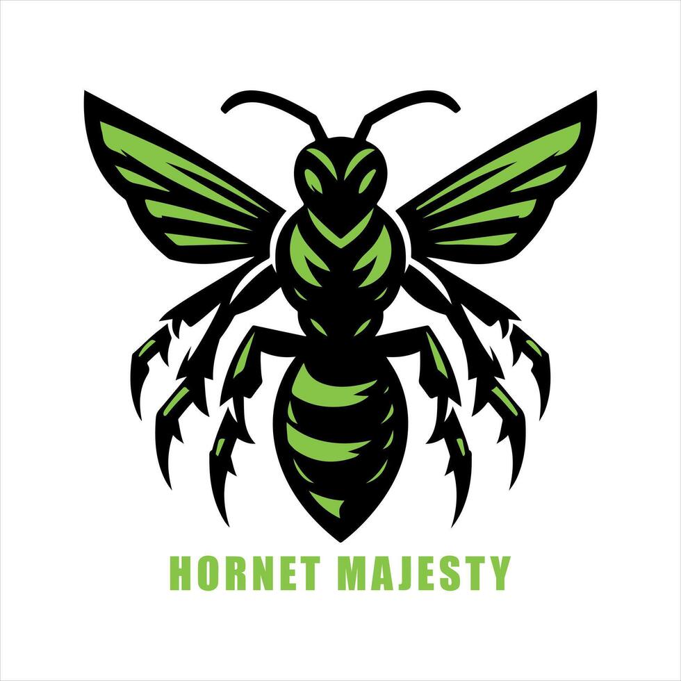 Premium Hornet Majesty Logo Design for Bold Branding Success vector