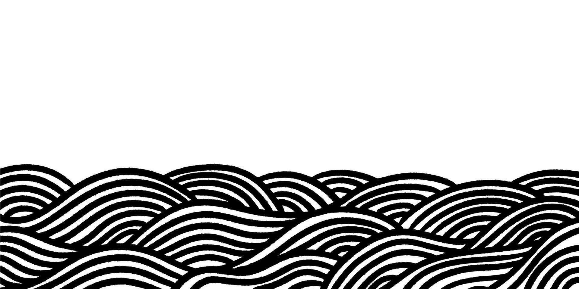 Spray Painted Graffiti Japan Ocean Sea Wave icon isolated on white background. vector