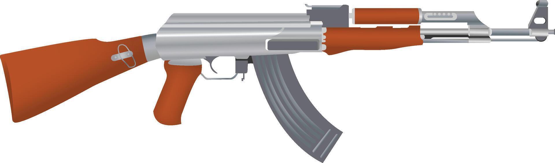 Ak 47 gun vector