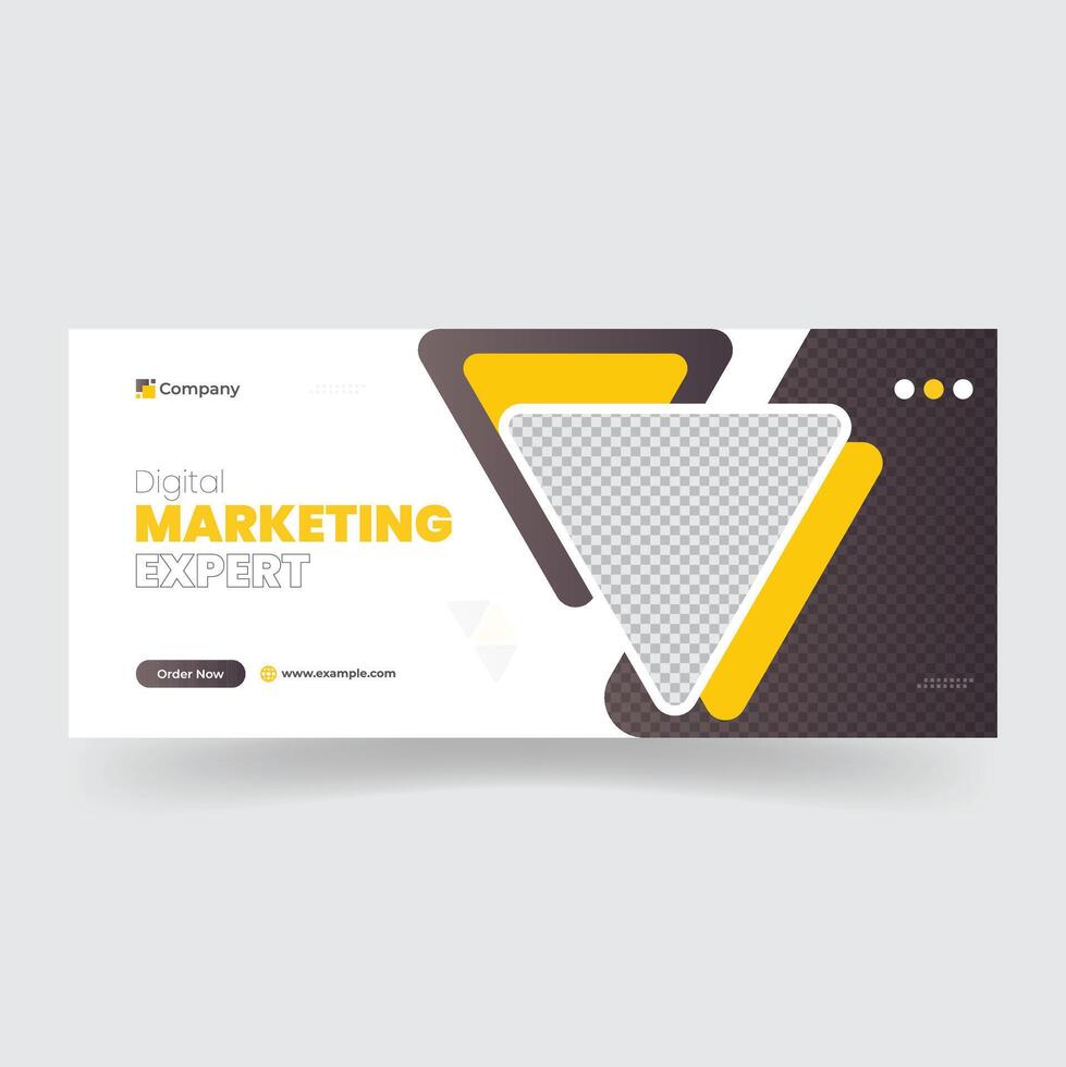 Innovative Corporate Social Media Banner vector