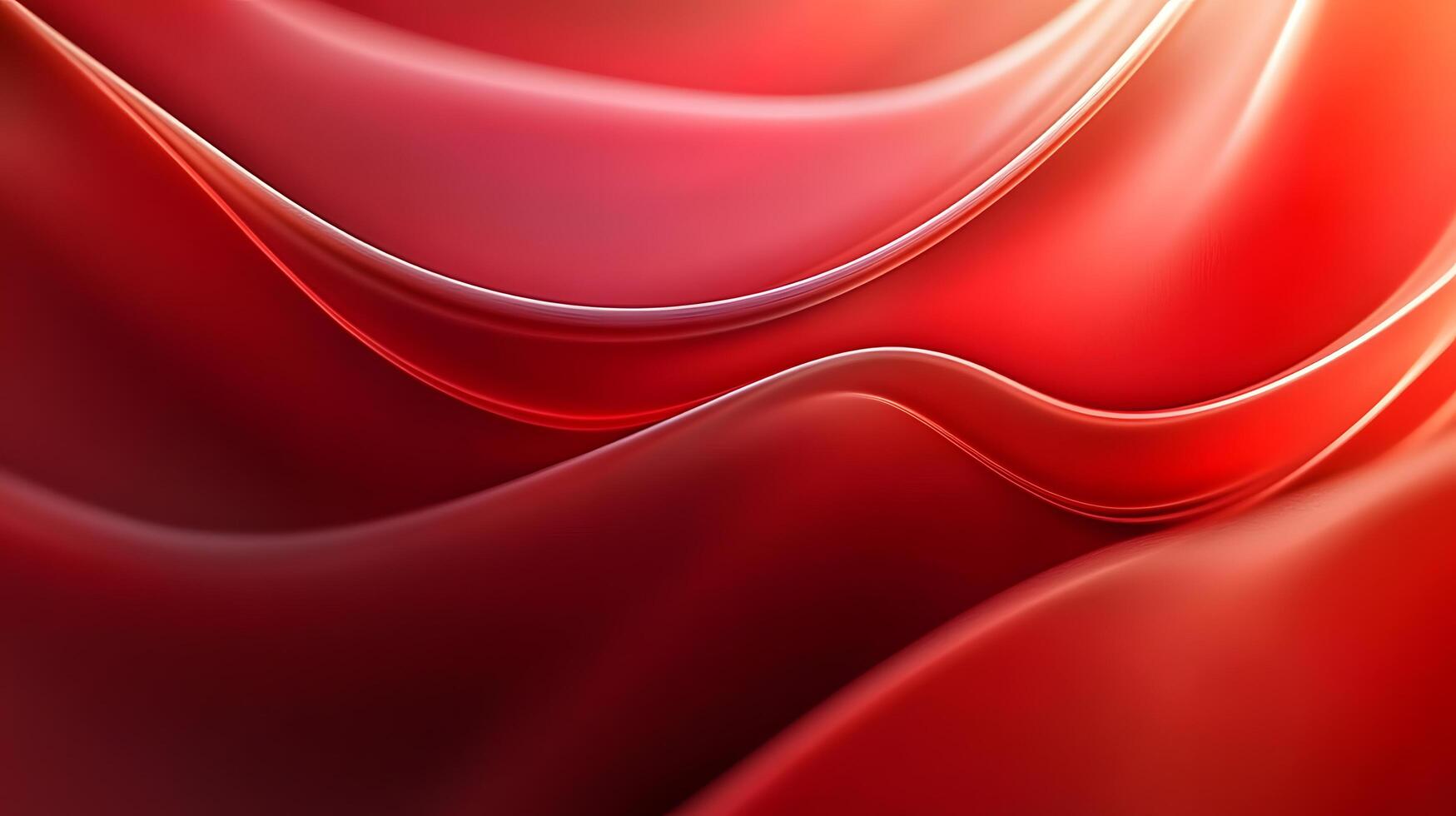 A red fabric with a wave pattern photo