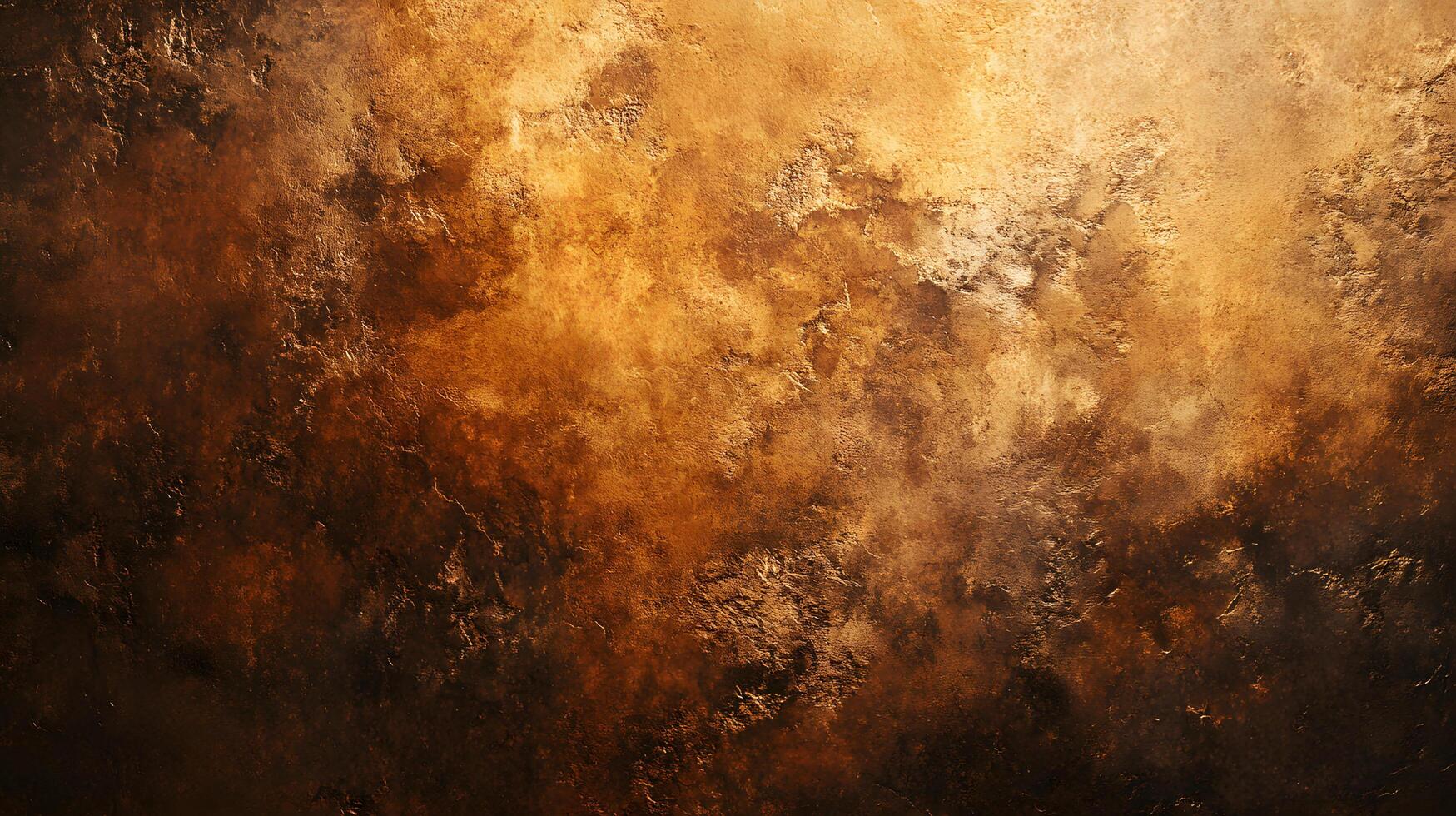 A painting of a brown background with a few splatters of paint photo