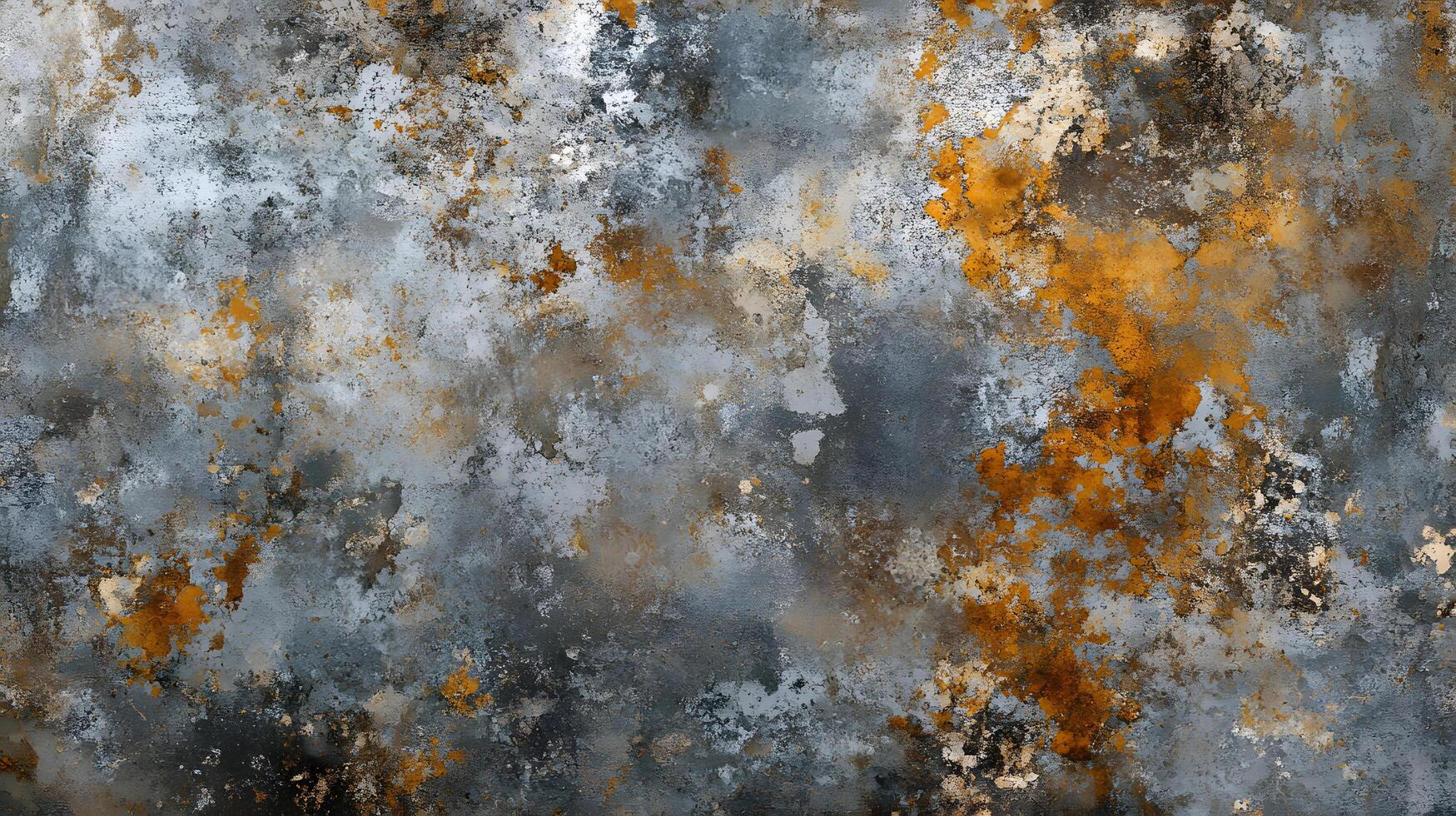 A painting of a wall with a lot of texture and splatters of paint photo