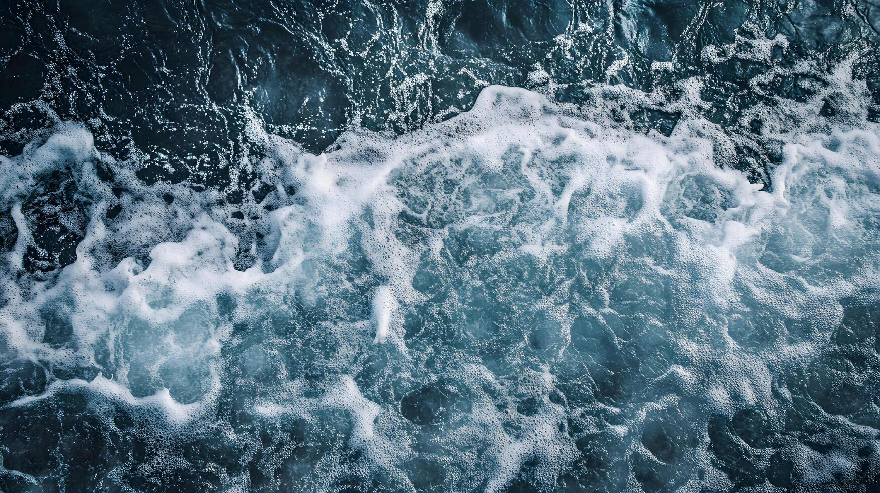 A large wave crashing into the shore photo