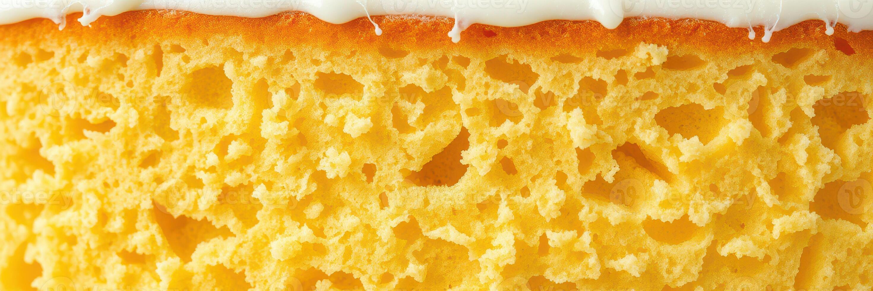 Sweet, fluffy yellow cake with a soft texture and creamy frosting perfect for celebrations or desserts photo