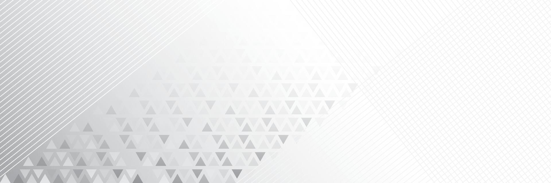 Abstract white and gray color, modern design stripes background with geometric triangle shape. illustration. vector