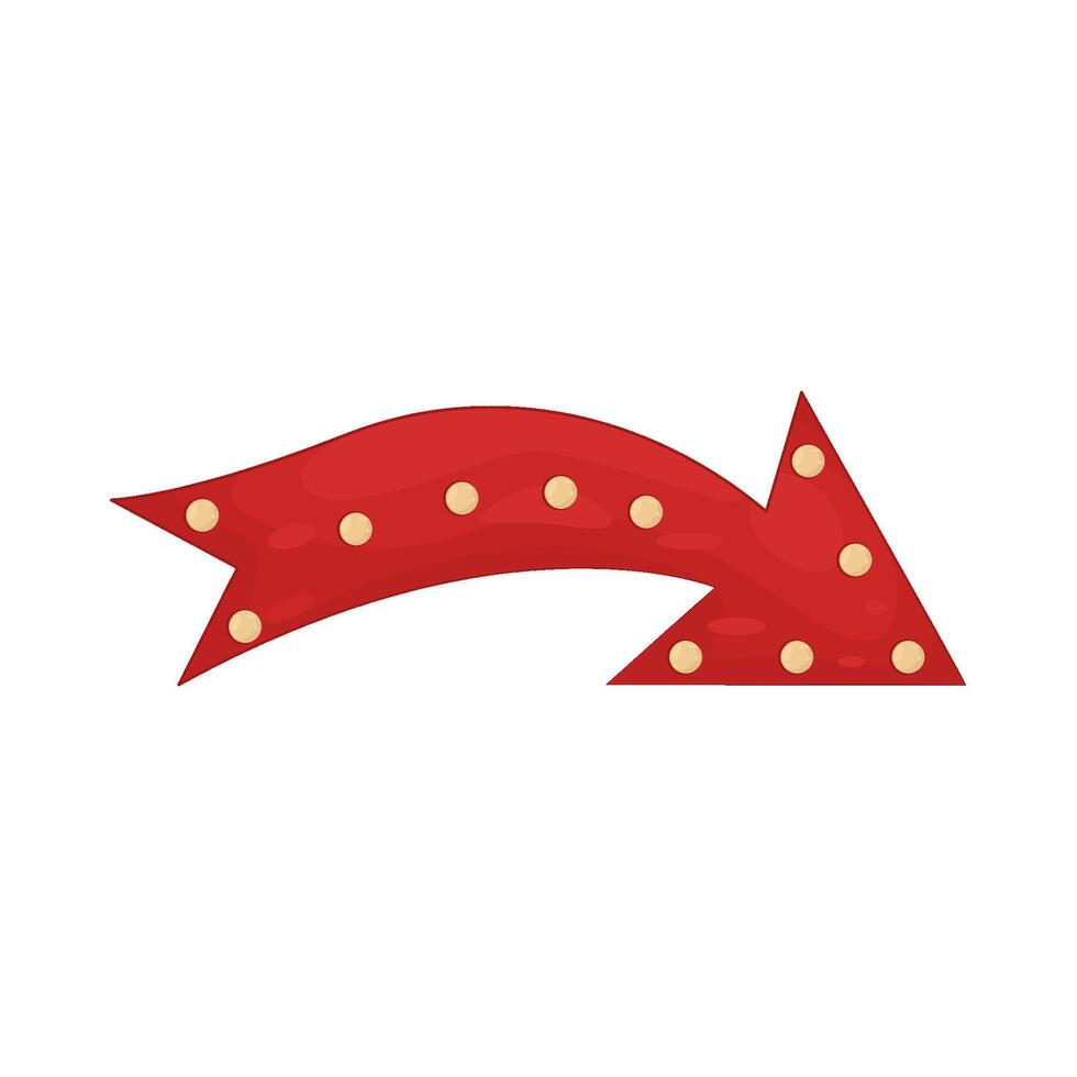 Illustration of circus arrow vector