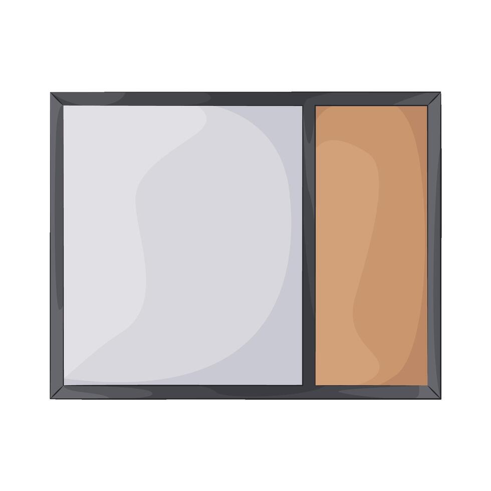 illustration of whiteboard vector