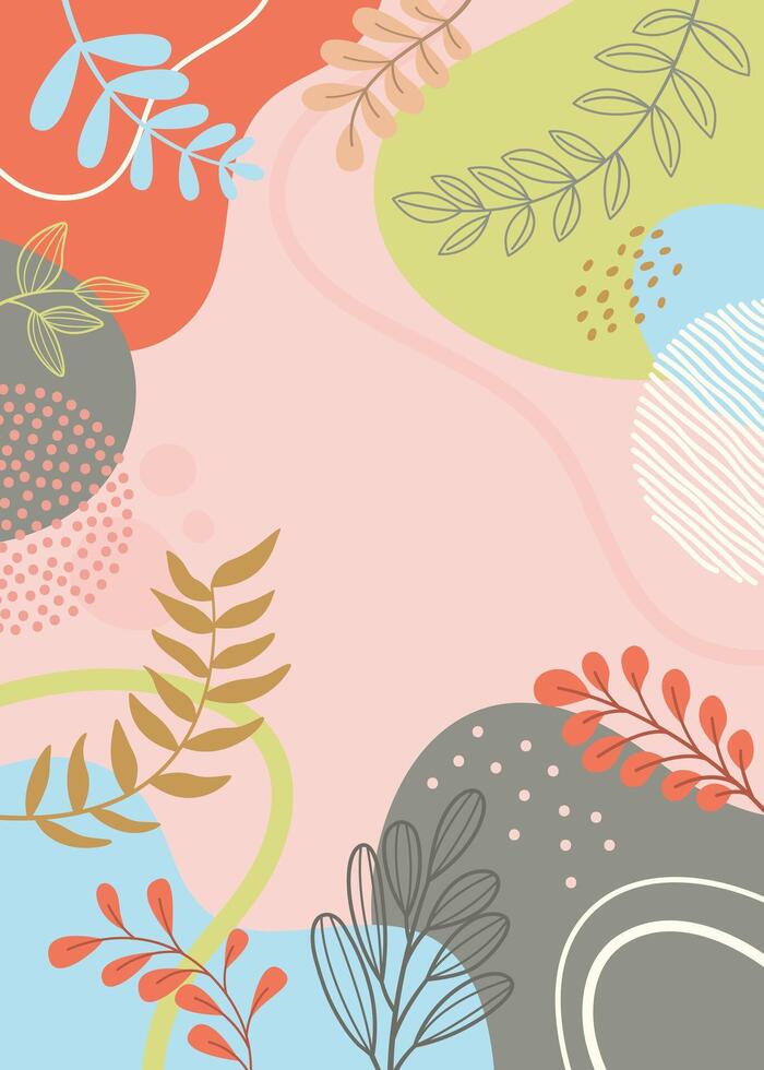Spring with beautiful background for design. vector