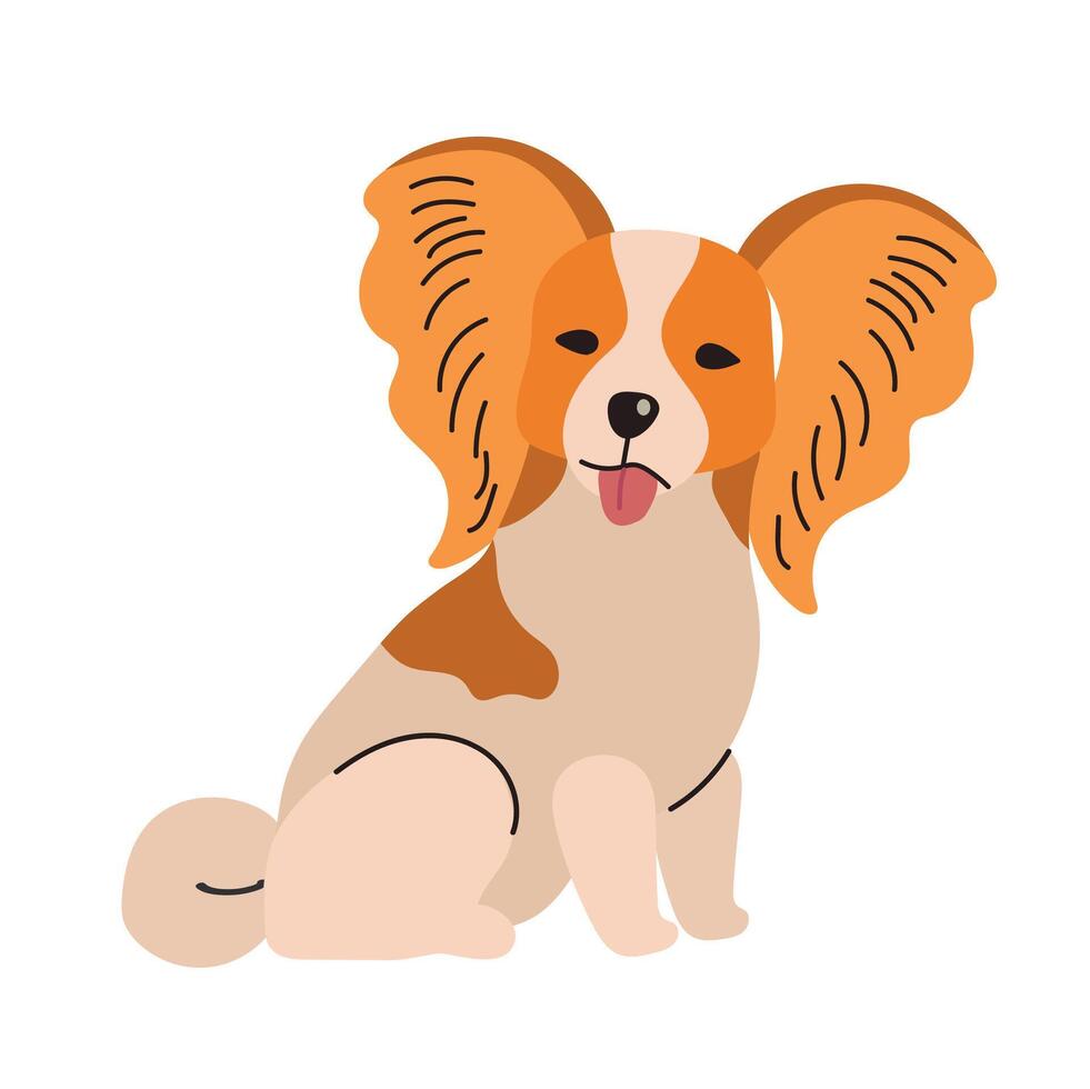 Papillon icon clipart avatar logotype isolated illustration vector