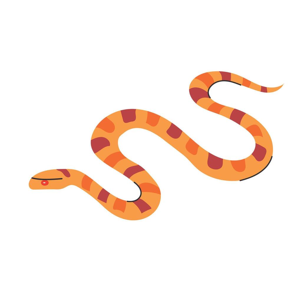 Corn snake icon clipart avatar logotype isolated illustration vector