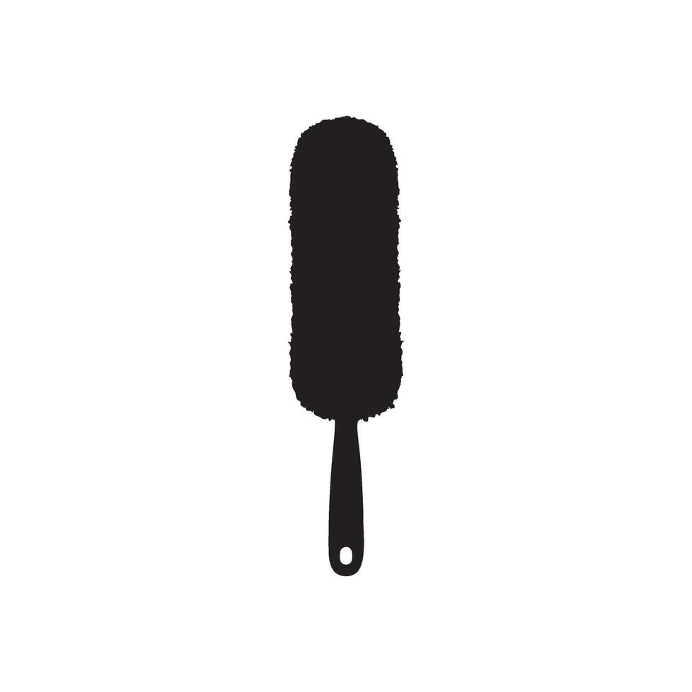 Cleaning Dusters Silhouette Illustration vector
