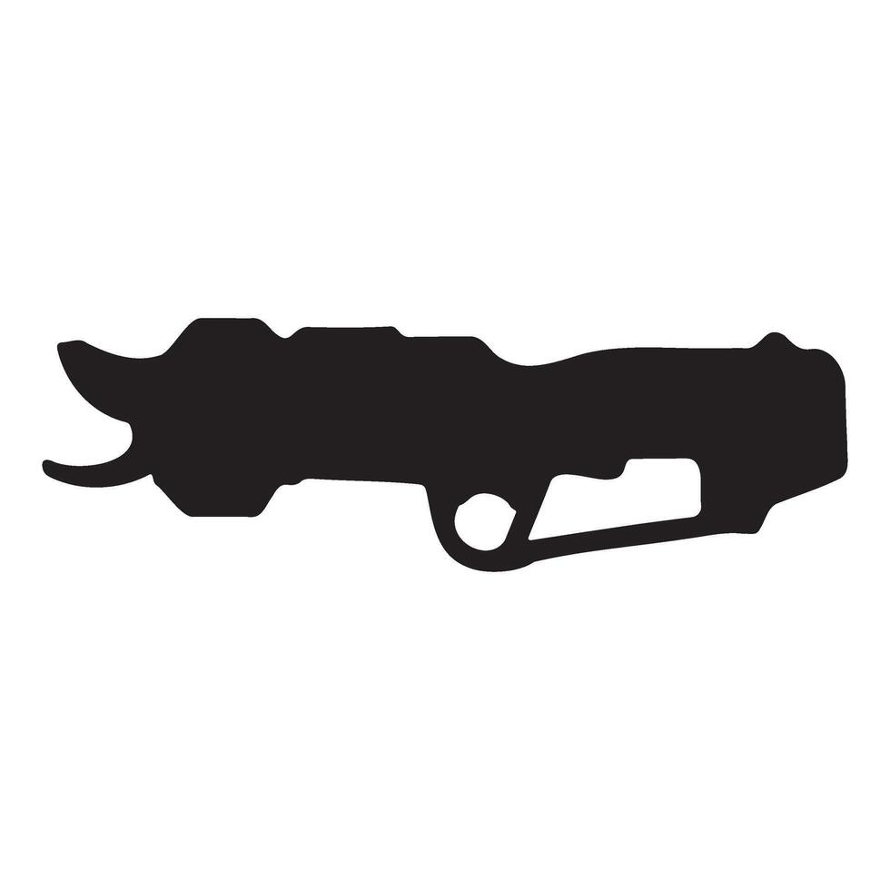 Garden Cordless Shears Pruning Tool Silhouette Illustration vector