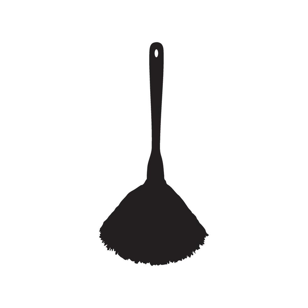 Microfiber Dusters Silhouette Illustration vector