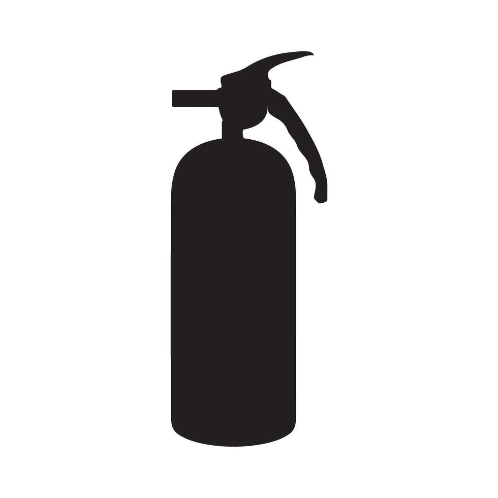 Fire Extinguisher Silhouette Illustration vector
