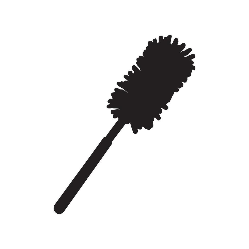 Microfiber Cleaning Washable Dusters Silhouette Illustration vector