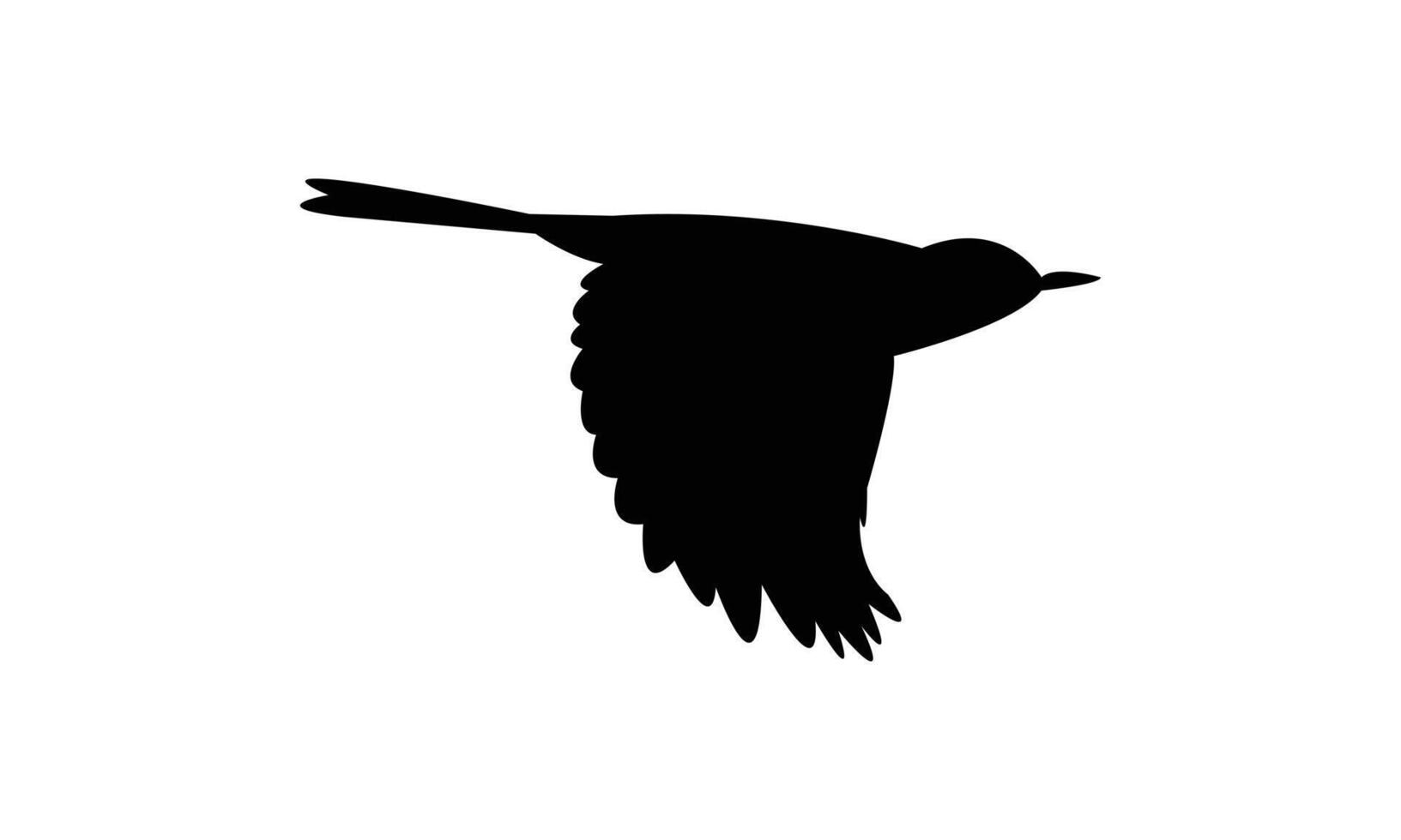 Catbird Silhouette Design vector