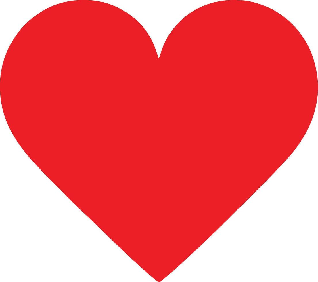Basic Heart Flat vector