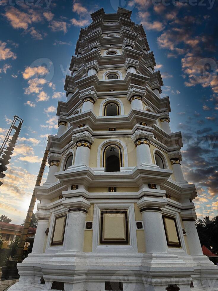 Bright Sky Mangeshi Temple or Mangueshi Temple is located in Ponda, Goa about 25 kms from Margao and 23 kms from Panaji. It is a temple dedicated to Lord Manguesh, an incarnation of Lord Shiva photo