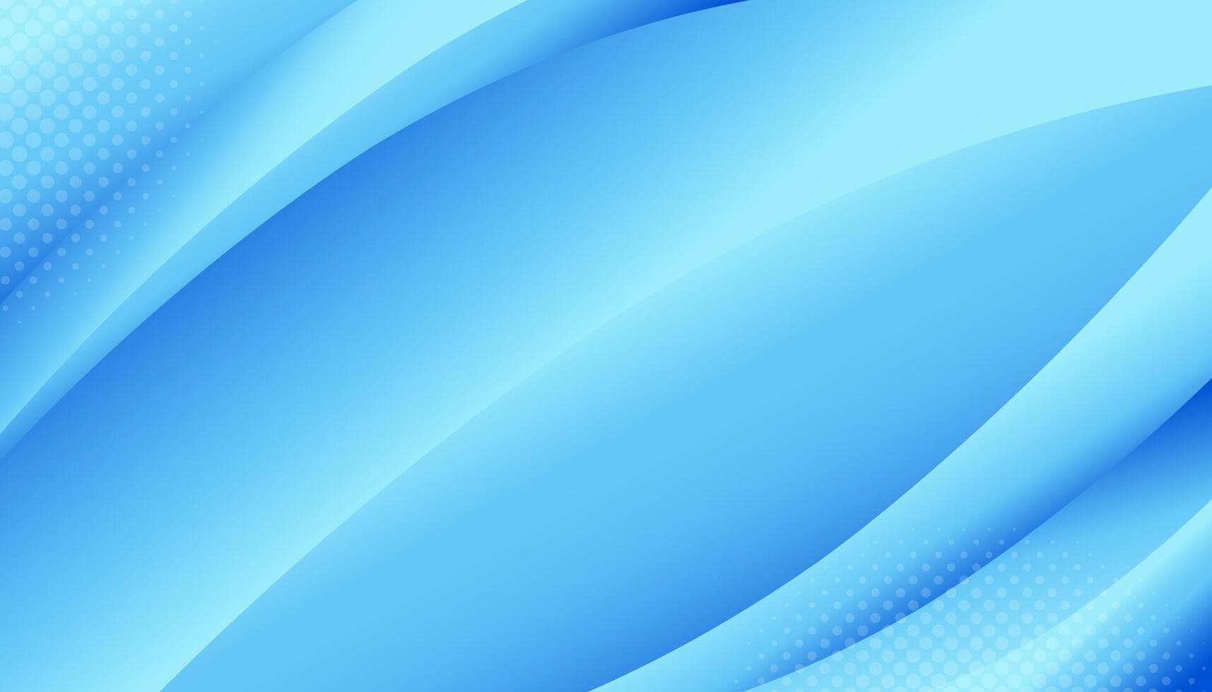 Abstract Blue Wavy Background Design vector