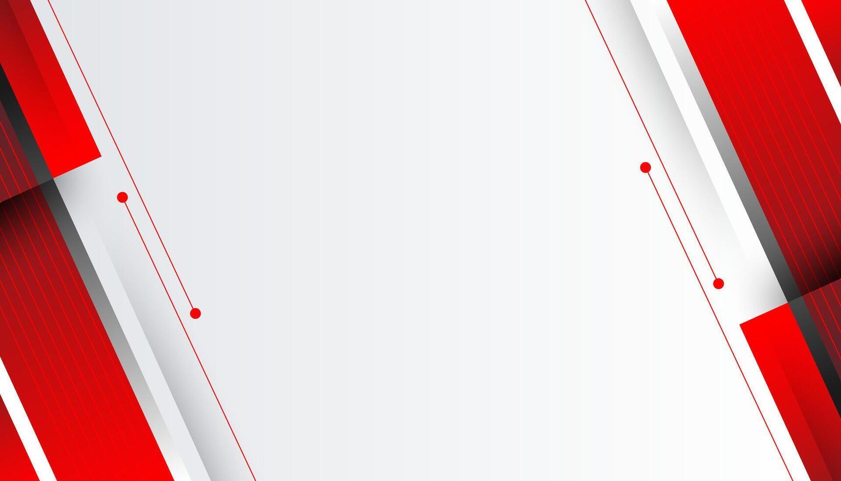 Modern Red and White Abstract Background vector