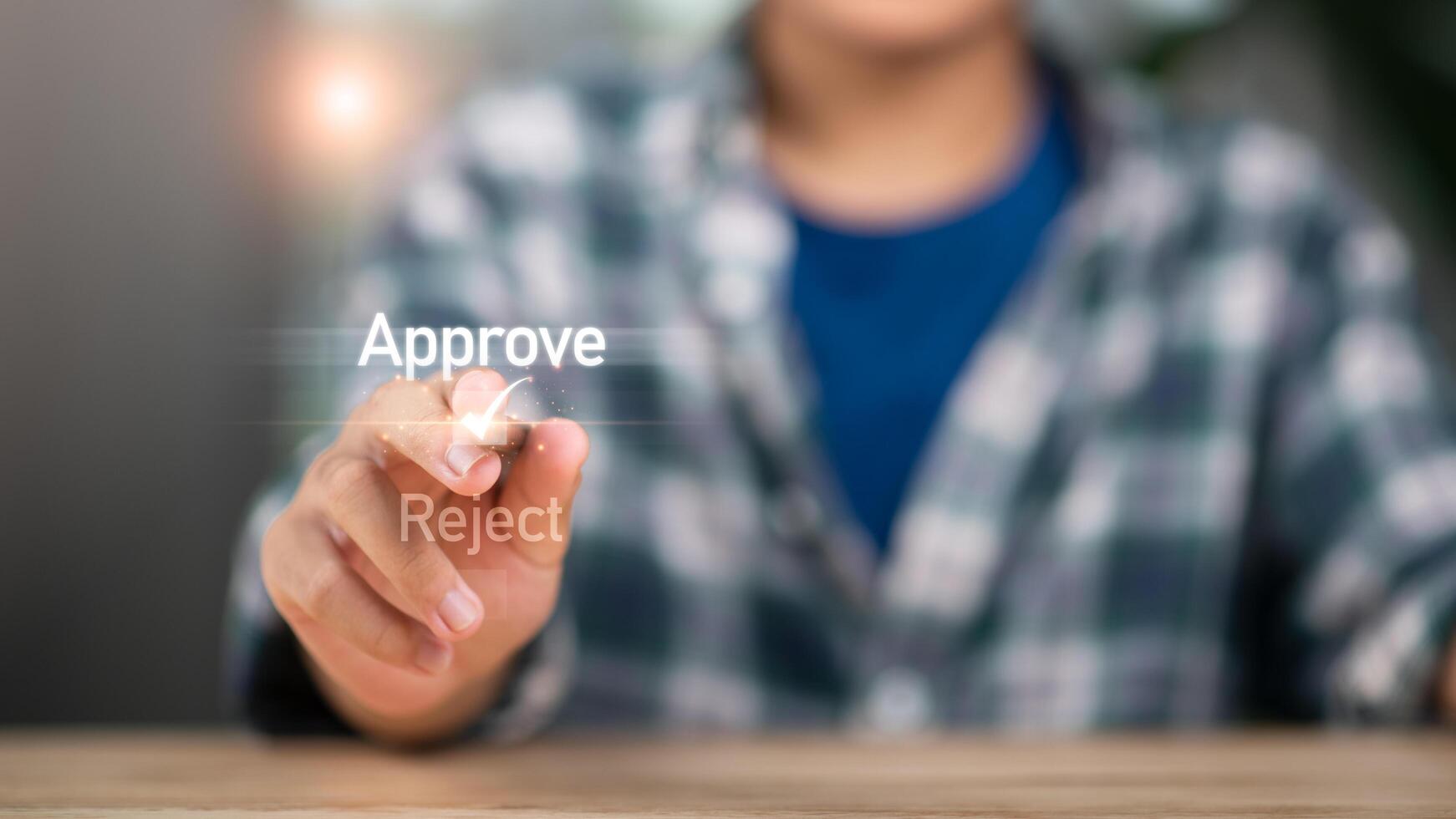 Business Agreements and Approvals ,business contract signing ,Confirmation of contract documents or warranty card ,employment project review ,Checklist with checkmarks and checkboxes ,Assessment photo