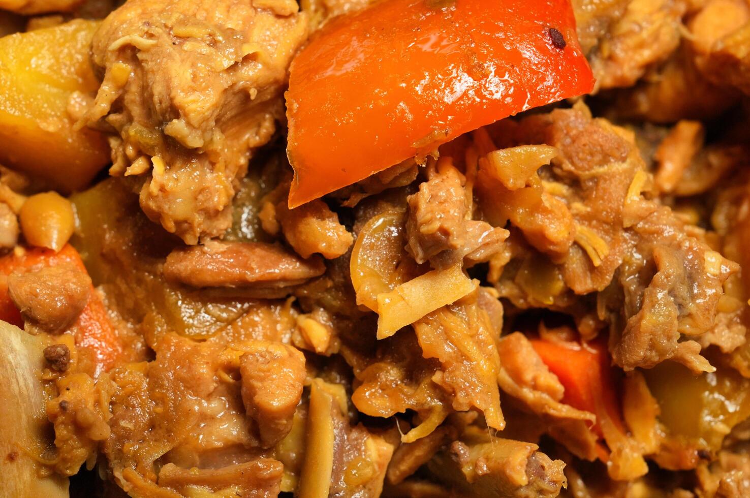 pork caldereta dish photo