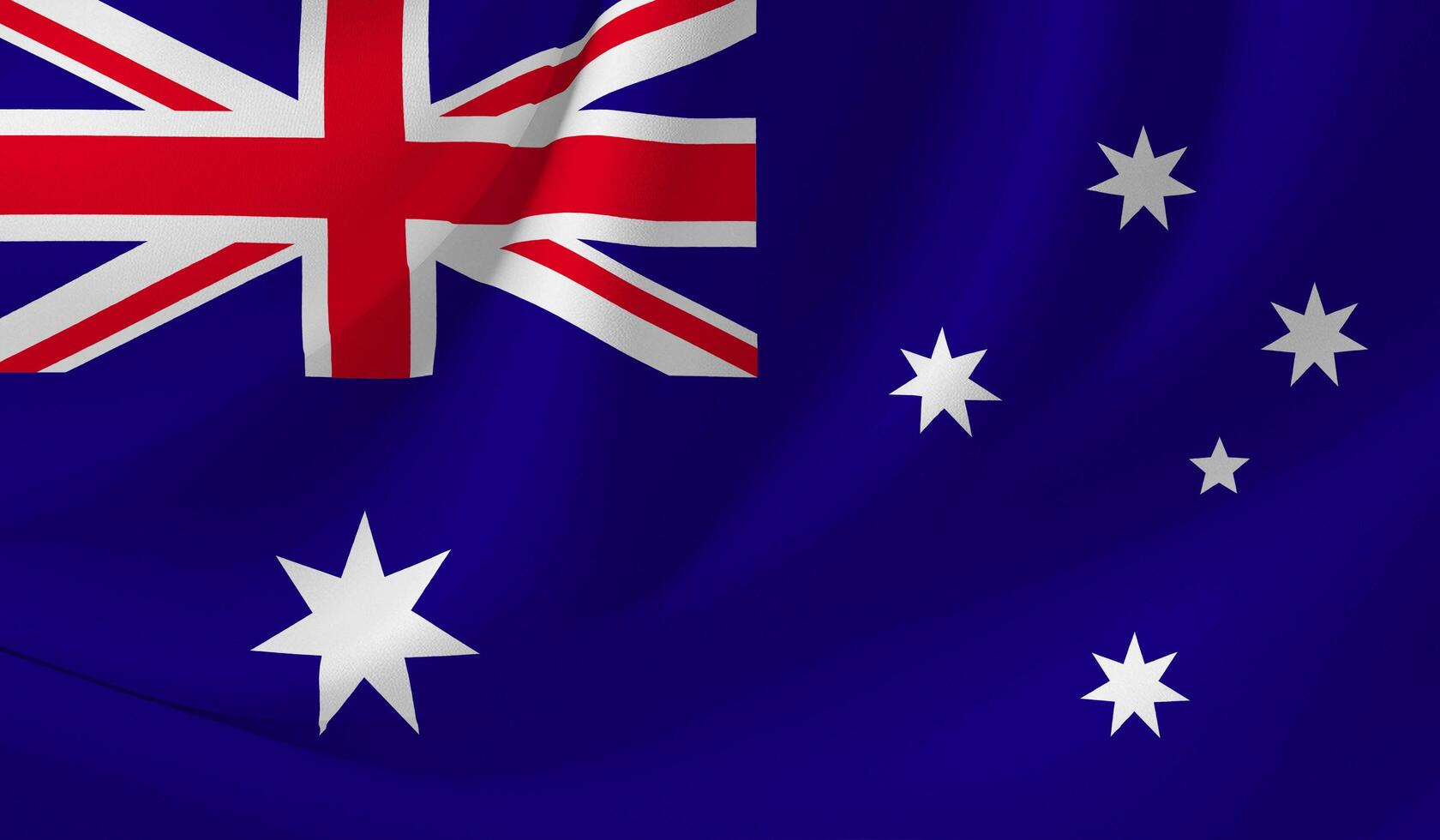 AUSTRALIA flag illustration with wavy effectAUSTRALIA flag illustration with wavy effect photo