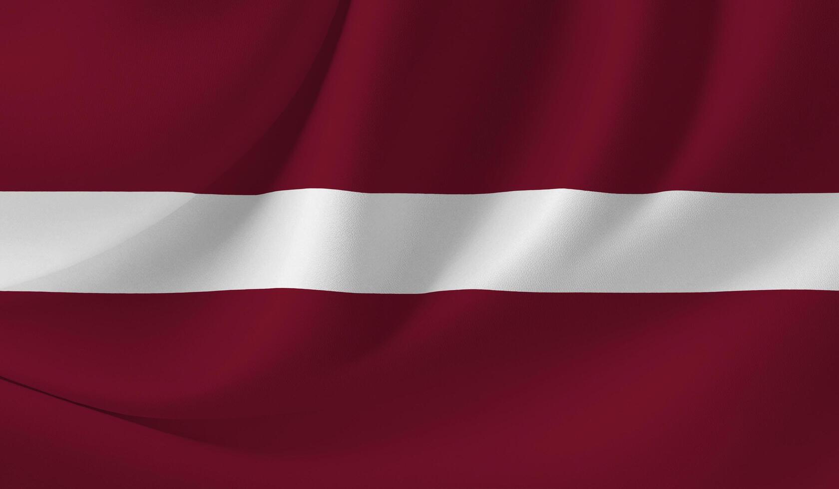 Illustration of LATVIA flag with wavy effect photo