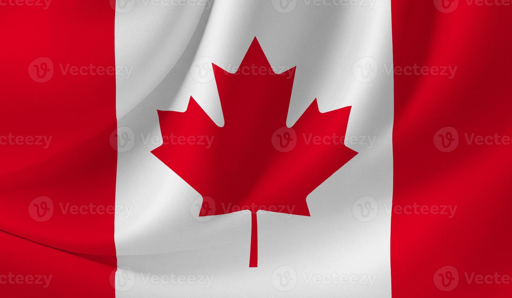 CANADA flag illustration with wavy effect photo