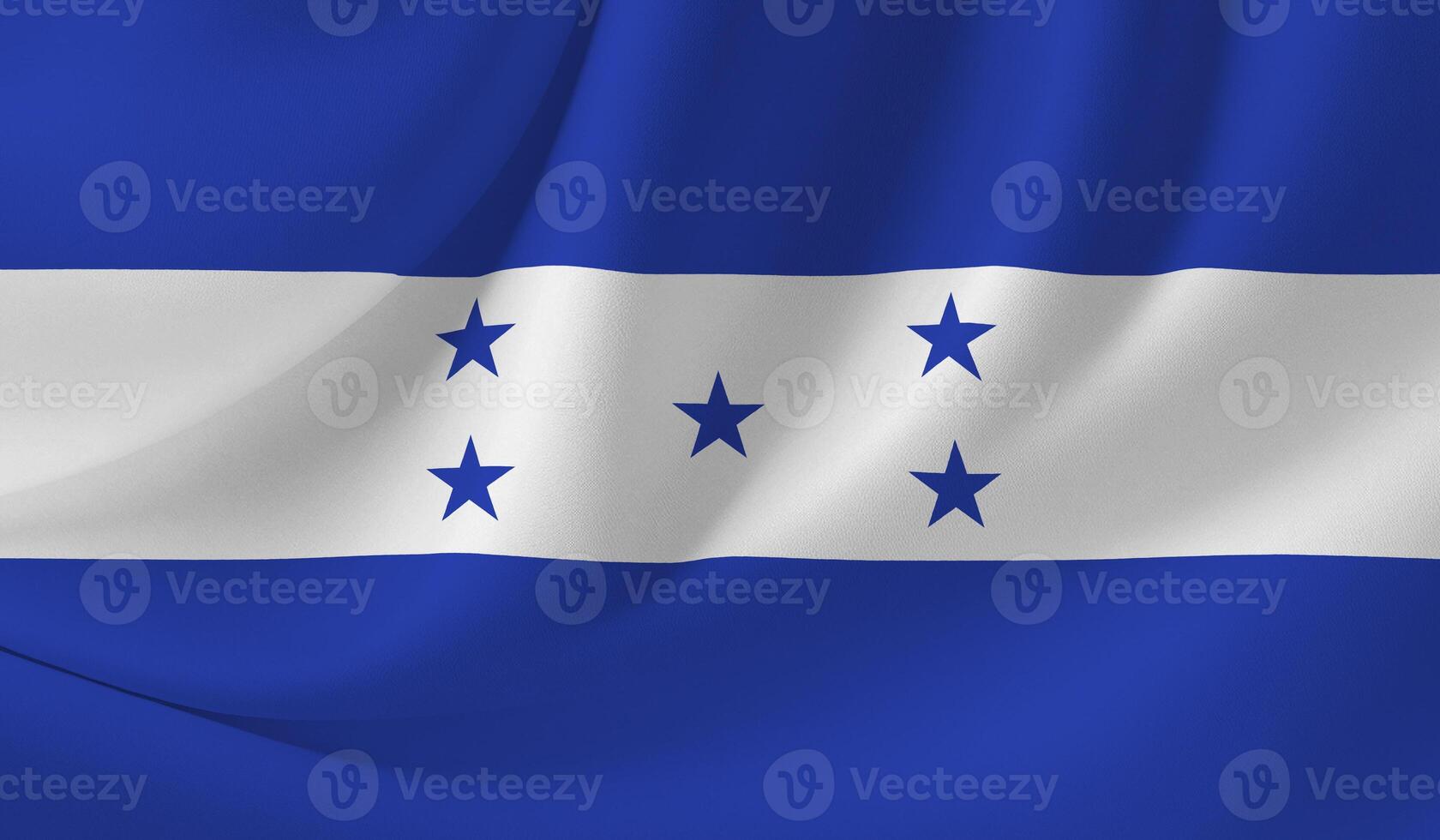 Illustration of the HONDUAS flag with a wavy effect photo