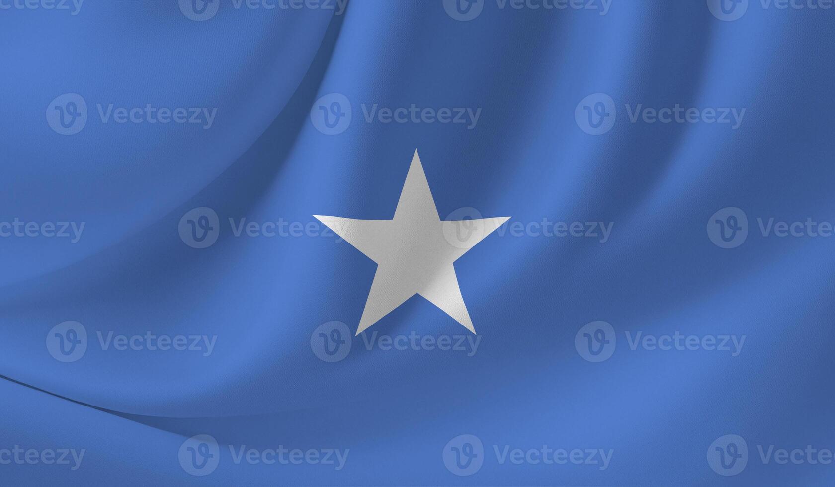 SOMALIA flag illustration with wavy effect photo