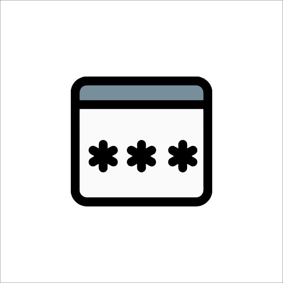 A black and white icon of a credit card vector