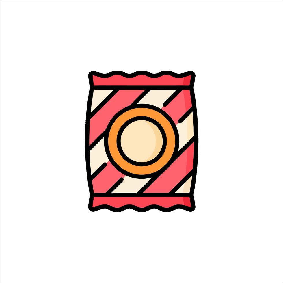 A candy bar icon on a white background vector