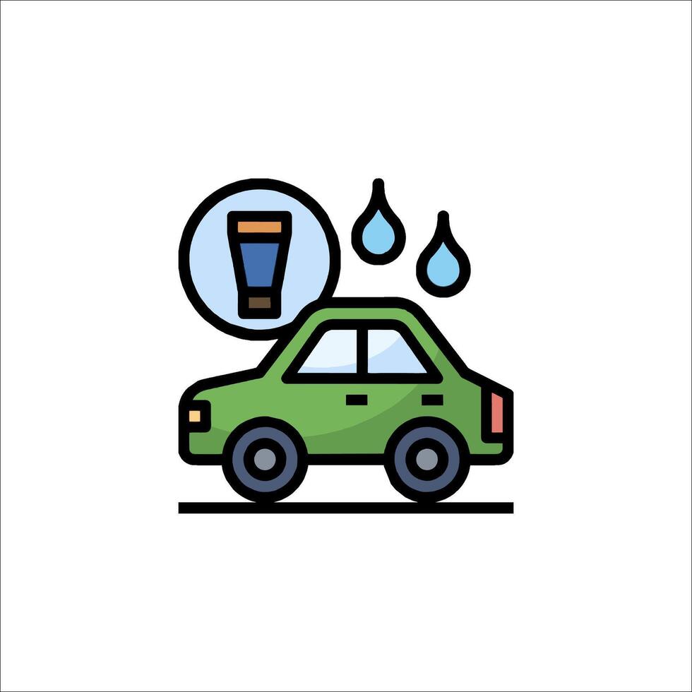 Car wash icon, illustration vector