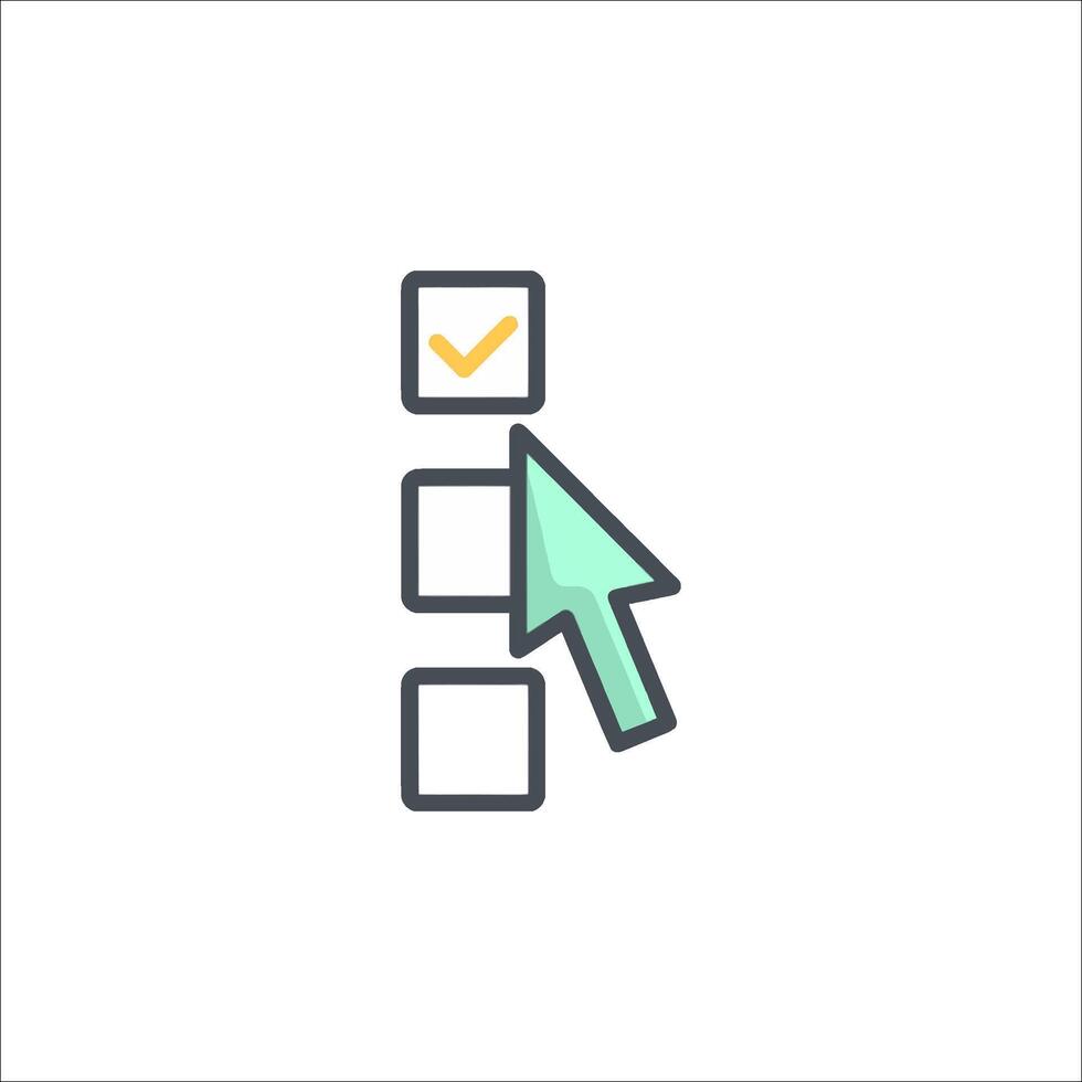 Checklist icon illustration vector