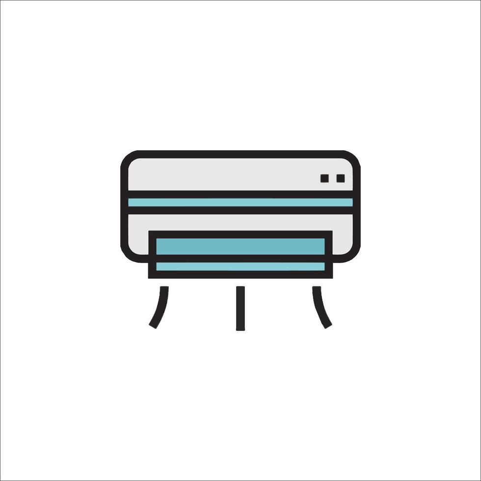 Air conditioner icon illustration vector