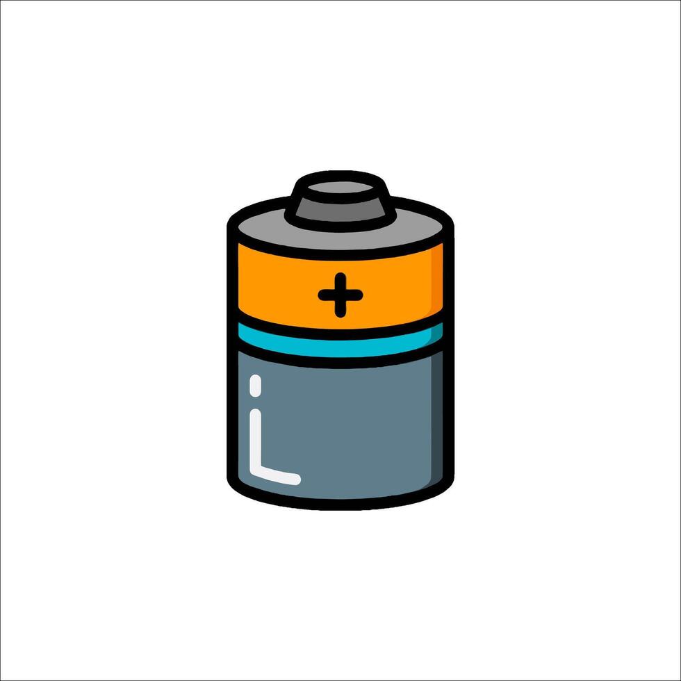 Battery icon illustration vector