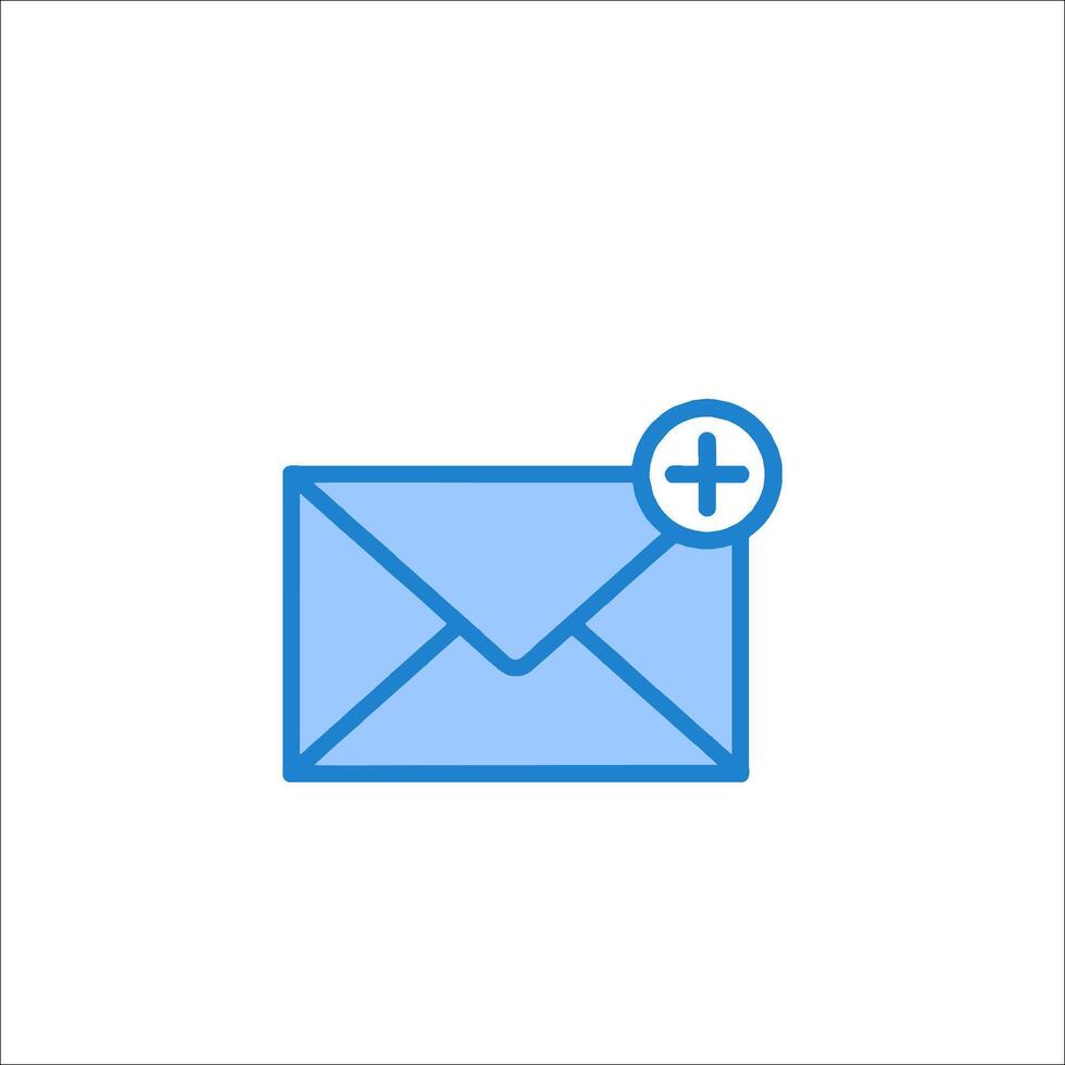 Email envelope icon illustration vector