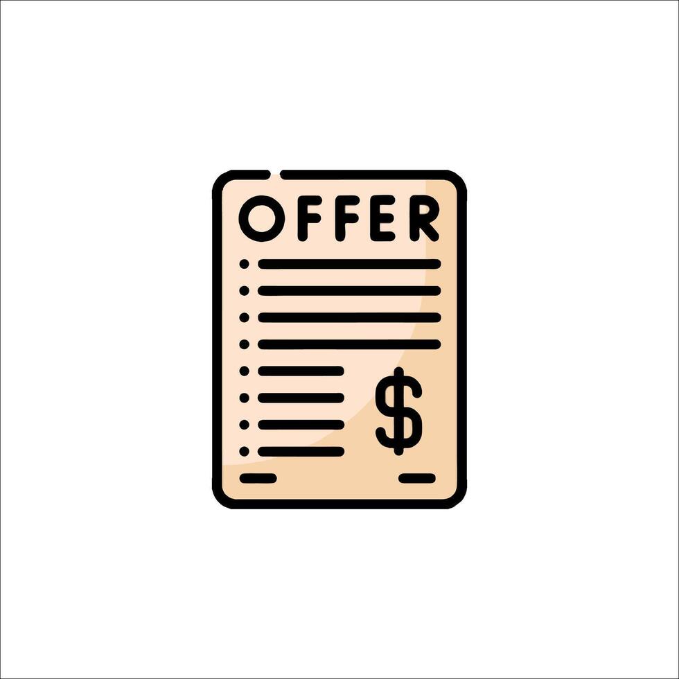 Offer icon illustration vector